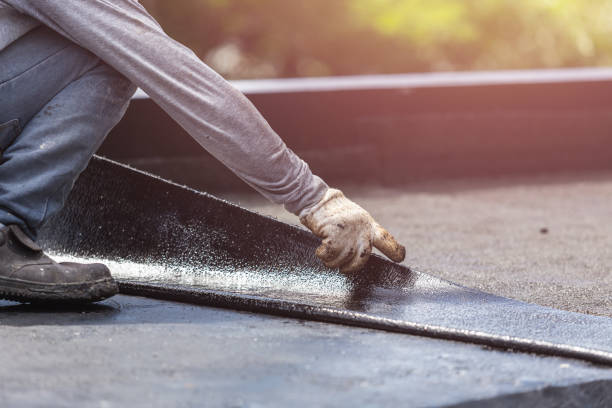 Professional Waterproofing technician working in Walton, KS
